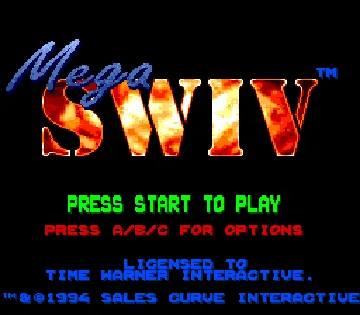 Mega SWIV (Europe) screen shot title